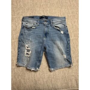 Hollister Skinny Denim Shorts Epic Flex 31W